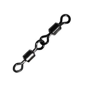 Подвійний вертлюг для риболовлі Gurza TWO JOINT ROLLING SWIVEL BN №14 5шт, фото 1