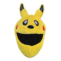 Чехол тканевый на шлем нашлемник надшлемник Пикачу мягкая игрушка