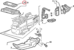 Фільтр салону на Fiat Ducato 240, Peugeot Boxer, Citroen Jumper (02-06), 71771740, 1312766080, 6447SY, 6479A0, SHAFER, Австрія
