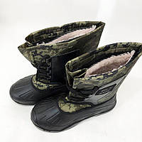 Резиновые сапоги для слякоти Размер 41 (27.5см), Военные сапоги зимние, Удобная рабочая обувь IX-814 для