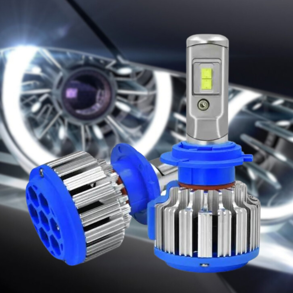 Автомобільні LED лампи для фар H7 TurboLed T1 Комплект світлодіодних автоламп 2 шт