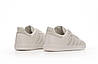 Жіночі кросівки Adidas Samba White Grey Адідас Самба білі з сірим повсякденні замша шкіра демісезон, фото 9