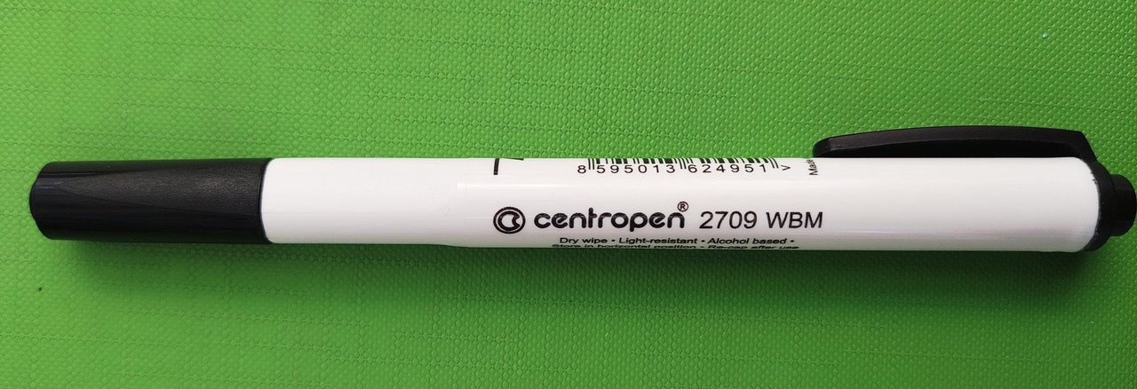 Канц Маркер Сухостирающийся Чорний Centropen 2709 Board