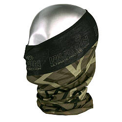 Бафф - захист обличчя/шиї/голови "NORFIN BANDANA" GREEN (PL,чорний / хакі.)