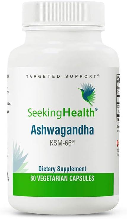 Seeking Health Ashwagandha KSM-66 / Ашваганда 467 мг 60 капсул