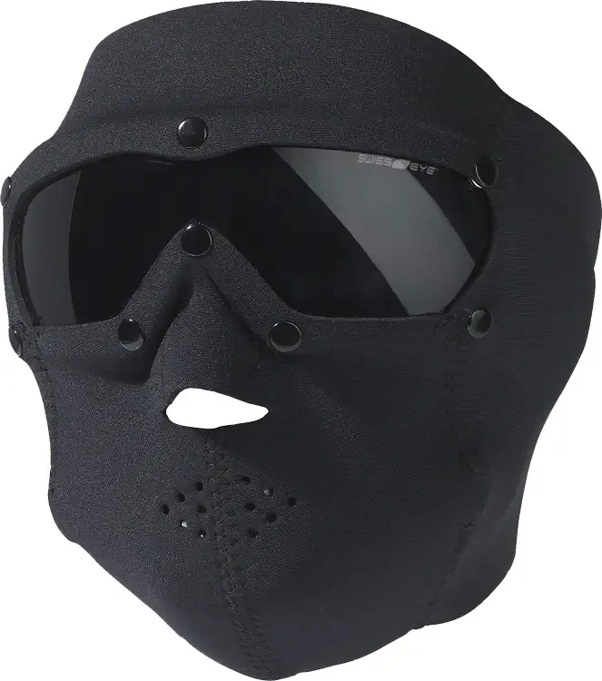 Захисна маска Swiss Eye S. W. A. T. Mask Pro неопренова, 2 компл. змінних лінз Колір black