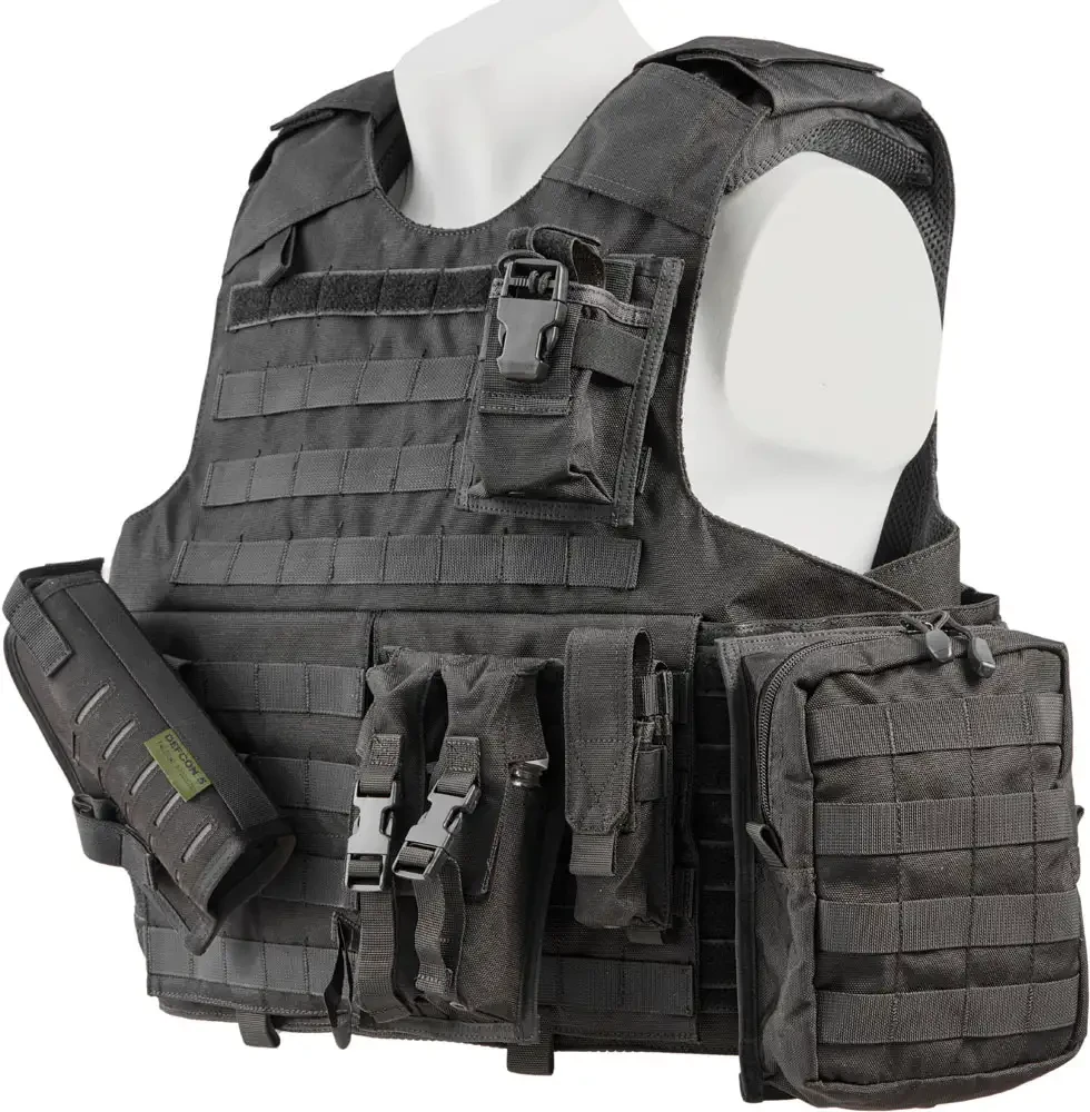 Жилет тактичний Defcon 5 LAW ENFORCEMENT VEST CARRIER Колір black, фото 1