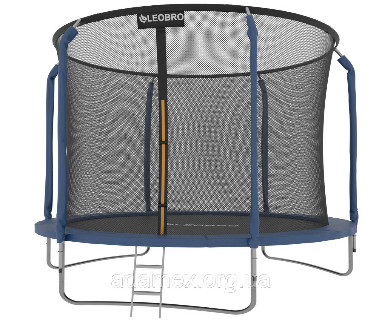 Дитячий садовий Батут із внутрішньою захисною сіткою 312 см LEOBRO Premium 10FT BLUE