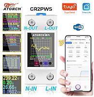 Atorch GR2PWS - Умный WiFi счетчик электроэнергии 100А на DIN с экраном и 5-ю видами защиты