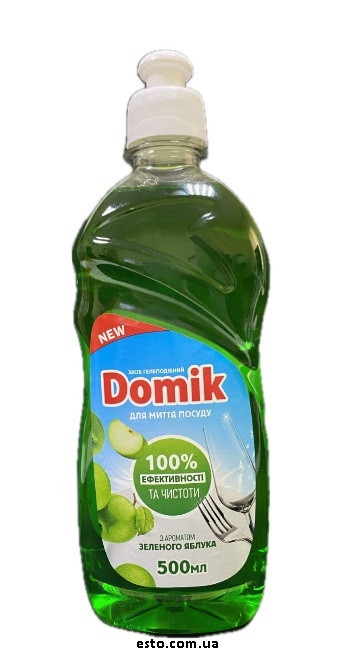 Гелеподібний засіб для миття посуду Domik Яблуко 500 мл