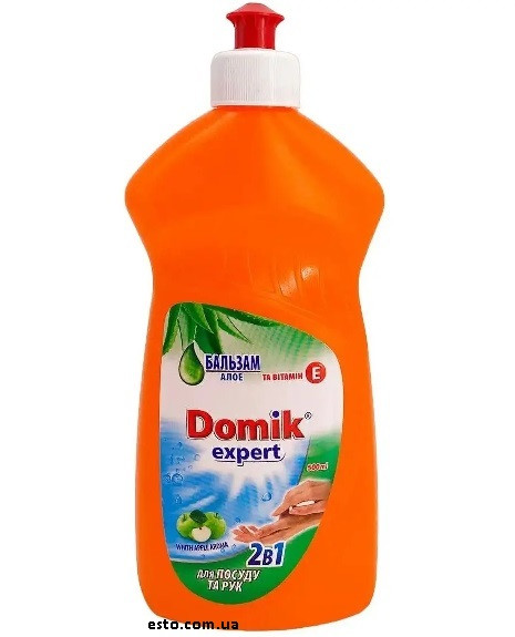 Бальзам для посуду Domik Expert Яблуко та Алое 500 мл