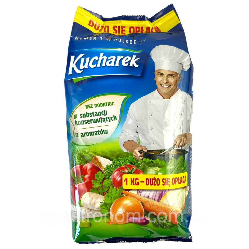 Приправа універсальна Кухарик Kucharek 1kg 15шт/ящ (Код: 00-00005600)