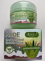 Киснева бульбашкова маска з алое Rako Aloe Carbonated Bubble Mask 100 г