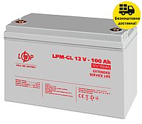 Аккумулятор Logic Power LPM-GL 12V-100 Ah | АКБ 12V 100A гелевый | Батарея для котла 100 ампер | GEL АКБ