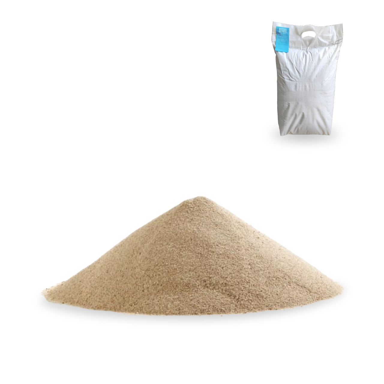 Пісок для піскоструми. Кварцовий. Фракція 0,1 мм — 0,4 мм (25 кг)