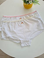 Трусы для девочки ( 1 шт ) George белого цвета , трусики-шорты 13-14 лет (158-164 см)