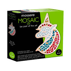 Набір для творчості скляна мозаїка «Єдиноріг» Mosaaro MA2002 Рівень  2