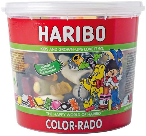 Желейні цукерки Haribo Color-Rado Mix Silo 650г