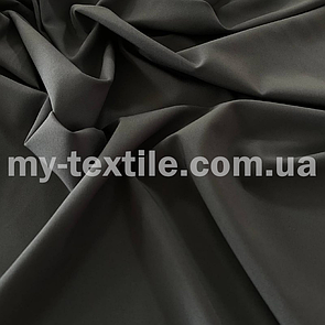 Софт стрейч однотонний Темно-сірий