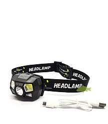 Якісний ліхтар Stronglight LED сенсорний (червоний) акумуляторний налобний ліхтар на природу, риболовлю та для туристів