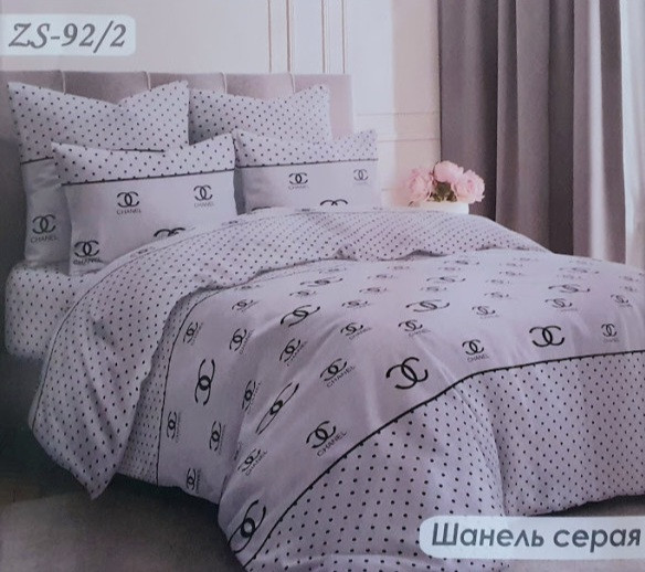 Постільна білизна бязь Шанетель сірий