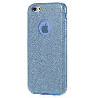 Чехол Twins Glitter Apple iPhone 7 8 SE 2020 Blue PK, код: 8112333