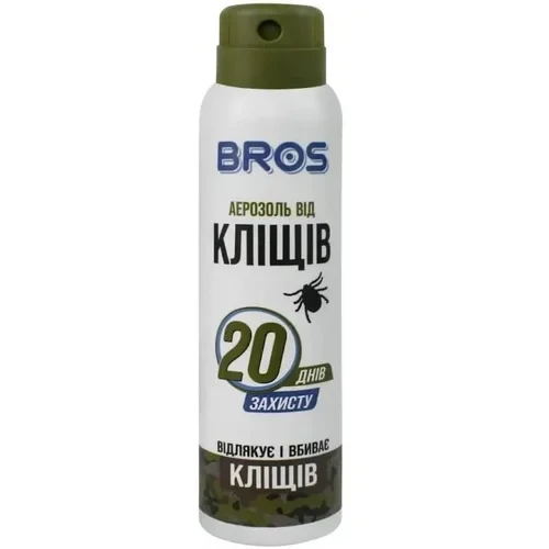 Аерозоль від кліщів репелентний  BROS 90 мл