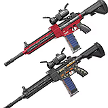 Автомат з м'якими кулями з присосками акумулятор 3,7V оптичний приціл вібрація, фото 3