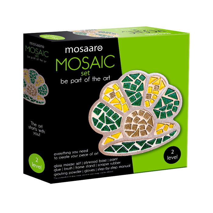 Набір для творчості скляна мозаїка «Мушля» Mosaaro MA2003 Рівень 2, фото 1