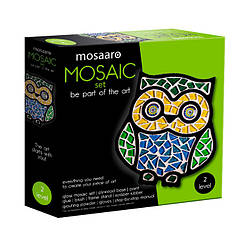 Набір для творчості скляна мозаїка «Сова» Mosaaro MA2004 Рівень 2