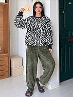 Пижама женская теплая тедди размер универсальный 42-46; "ALONDON" от производителя