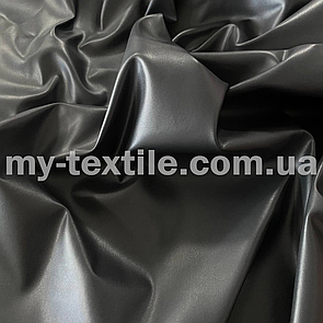 Кожзам стрейч Темно Сірий