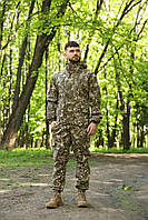 Летний мужской тактический костюм горка хищник рип-стоп военный весенний комплект куртка и штаны камуфляж L(50)