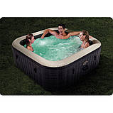 Надувна джакузі - СПА Intex 28450 (211х71 см) (4-х мест: 1 741 л/ч,тент, підстилка, підсвітка, 2 підголівника), фото 8