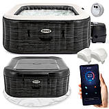 Надувна джакузі - СПА Intex 28450 (211х71 см) (4-х мест: 1 741 л/ч,тент, підстилка, підсвітка, 2 підголівника), фото 7