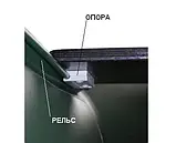 Кріплення пересувного сидіння ліктрос, баночний леєр, рейка на човен ПВХ Зелений будь-який розмір, фото 6