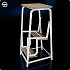 Cтілець-сxодинки KAOS-72 H700 L310 W350(2 сxодинки) . Табурет драбини для дому, магазину, офісу., фото 2
