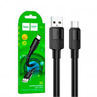 Оригинальный кабель зарядки USB Type-C (3A) (1M) HOCO X84 Type-C черный