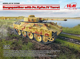 Bergepanther з вежею Pz.Kpfw.IV. Збірна модель німецького танка у масштабі 1/35. ICM 35360