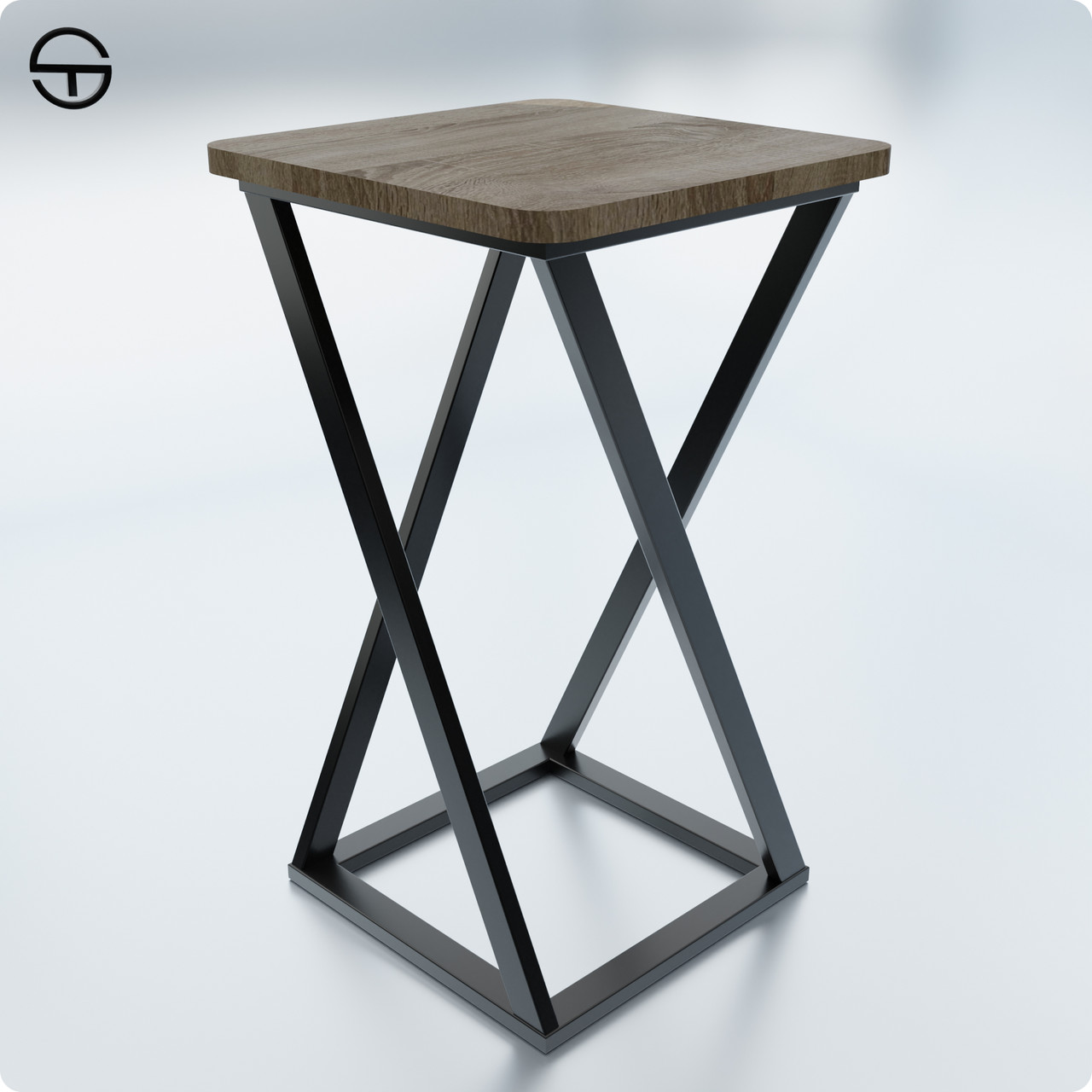 Стілець напівбарний Loft VIT 600х350х350