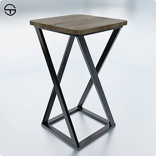 Стілець напівбарний Loft VIT 600х350х350