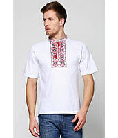 Чоловіча трикотажна сорочка вишиванка на короткий рукав, розмір S, M, L, XL, 2XL