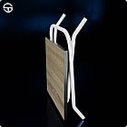 Табурет складаний SINE L350 W350 H400. Компактний складний металевий стілець для дому, туризму та відпочинку на природі, фото 4