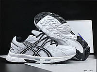 Жіночі кросівки спортивні Asics Gel-Kahana 8 White black гель кахана 8 белые с черным