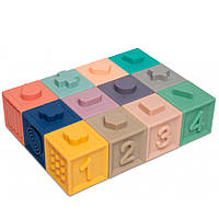 Мягкая игрушка-конструктор Canpol Babies IR31309 кубики EM, код: 7784375