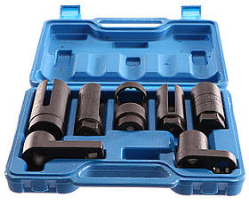 Набір насадок для зняття лямбда зондів,форсунок Geko G02687 (7 шт.)