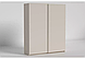 Містка шафа купе з шухлядами та полицями для спальні 210х60х240 Домініка ДСП Сатин 18 Luxe Studio, фото 7
