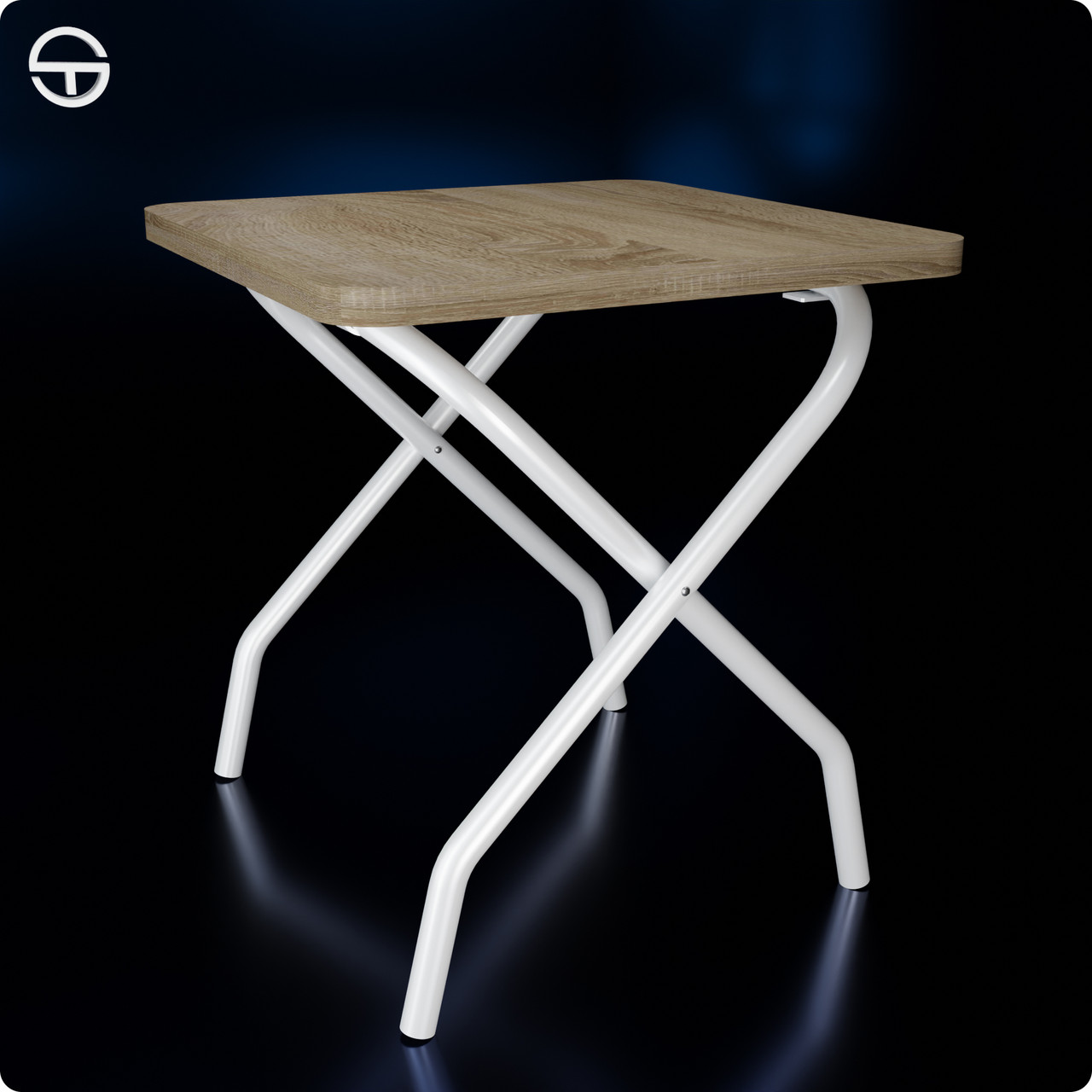 Табурет складной (радиус). Компактный складной металлический стул для ...