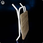 Табурет складаний SINE L350 W350 H400. Компактний складний металевий стілець для дому, туризму та відпочинку на природі, фото 4