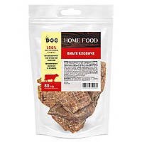 Лакомство для собак HOME FOOD Вымя говяжье For DOG 80 г